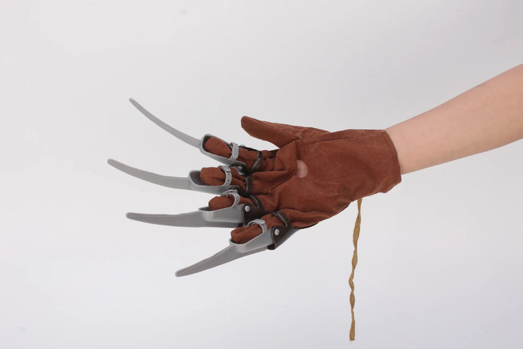A Nightmare On Elm Street Freddy Krueger Cosplay Gloves Horror Halloween Party Costumes Handwear Props by Geo’s Online Store
