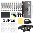 DQFART Tattoo Accessories Set Tattoo Kit with 10Pcs Tattoo Needles 20Pcs Ink Cups Tattoo Practice Skin for Tattoo Supplies by Geo’s Online Store