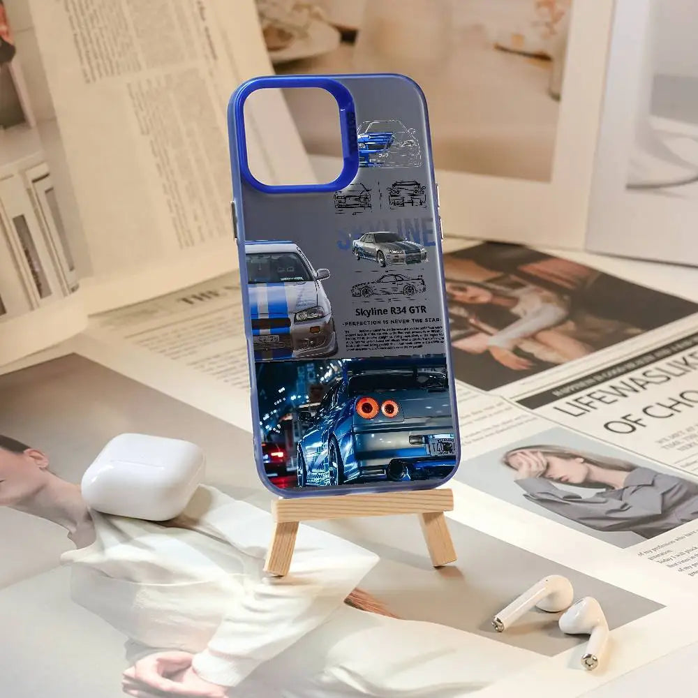 Phone Case For iPhone 17 16e 16 15 14 13 12 11 Pro Max XSMAX 8 7 Air Plus F-Fast And F-Furious R-R34 Anti Fall Matte Back Cover by Geo’s Online Store
