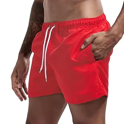 Swim Trunks Swim Shorts for Men Quick Dry Board Shorts Bathing Suit Breathable Drawstring With Pockets for Surfing Beach Summer by Geo’s Online Store