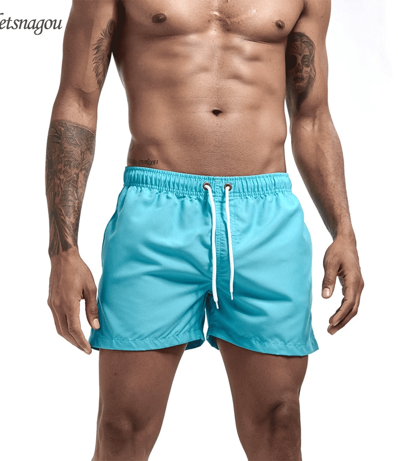 Swim Trunks Swim Shorts for Men Quick Dry Board Shorts Bathing Suit Breathable Drawstring With Pockets for Surfing Beach Summer by Geo’s Online Store