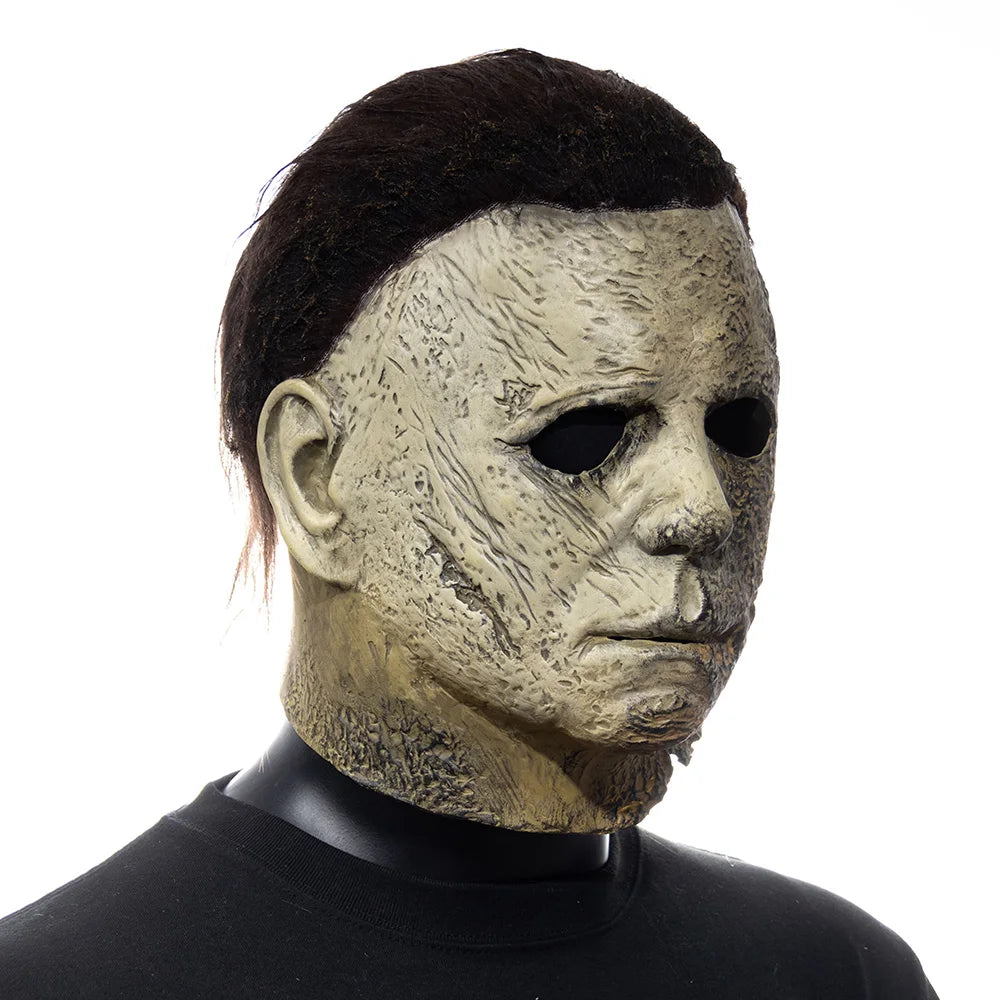 2022 Halloween Ends Michael Myers Horror Mask Cosplay Bloody Creepy Demon Killer Latex Helmet Party Carnival Costume Props by Geo’s Online Store