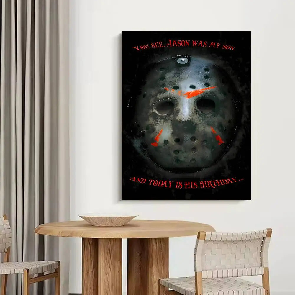 F-Freddy K-Krueger Poster Paper Print Home Living Room Bedroom Entrance Bar Cafe Art Painting Decoration by Geo’s Online Store