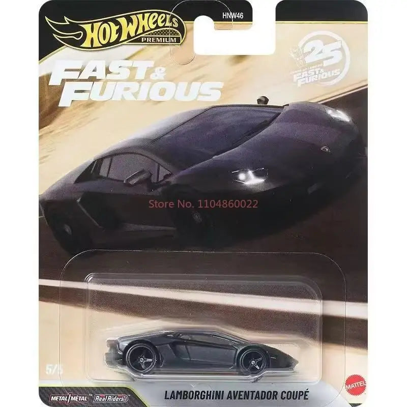 Hot Wheels Fast & Furious 25th Anniversary 1:64 Scale Die-Cast Car Real Riders Tires Metal Metal 2026 New Collectible Model Toy by Geo’s Online Store