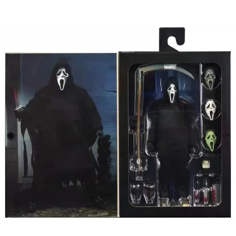 Scream Ghostface Figures Anime Neca Ghost Nun Action Figure Inferno Version Horror Toys Halloween Party Christmas Gifts by Geo’s Online Store
