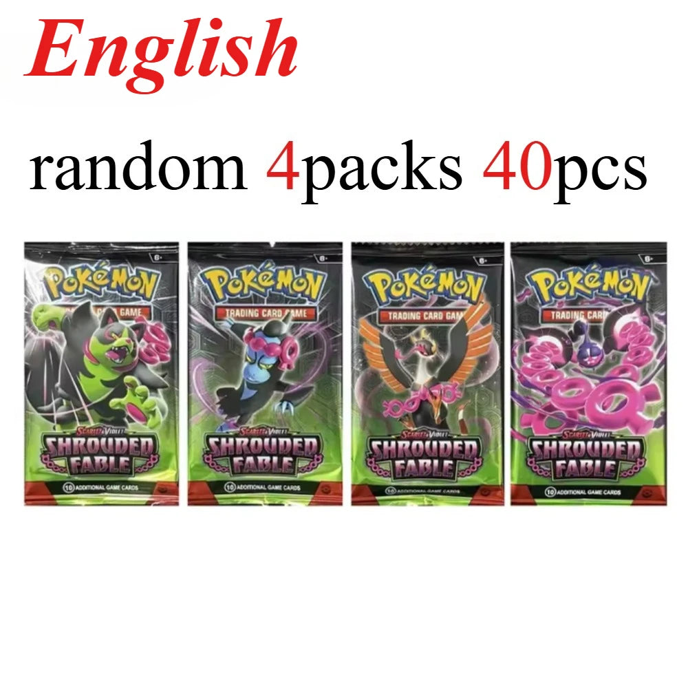 40 Pcs Pokemon Card Prismatic 151 Evolutions English Booster Battle Pokemon Card Game Carte Trading Collection Cards Gift by Geo’s Online Store