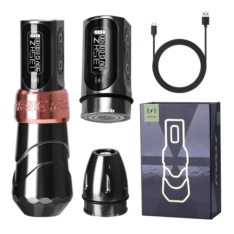 YILONG MAX Tattoo Machine Cartridge Pen 2400mAh Batteries Coreless Motor Lithium Battery Pen Machine For Tattoo Artists Body Kit by Geo’s Online Store