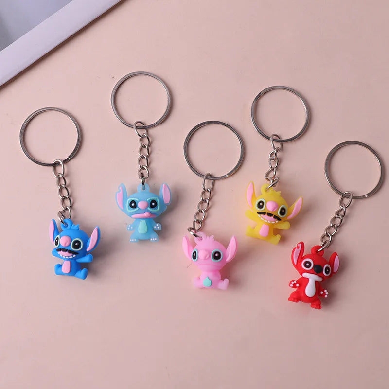 10pcs/lot Lilo & Stitch Toys Keychian Anime Stitch Pendant Keychain Kawaii Keychians Women Car Keyring Girl Birthday Gift by Geo’s Online Store