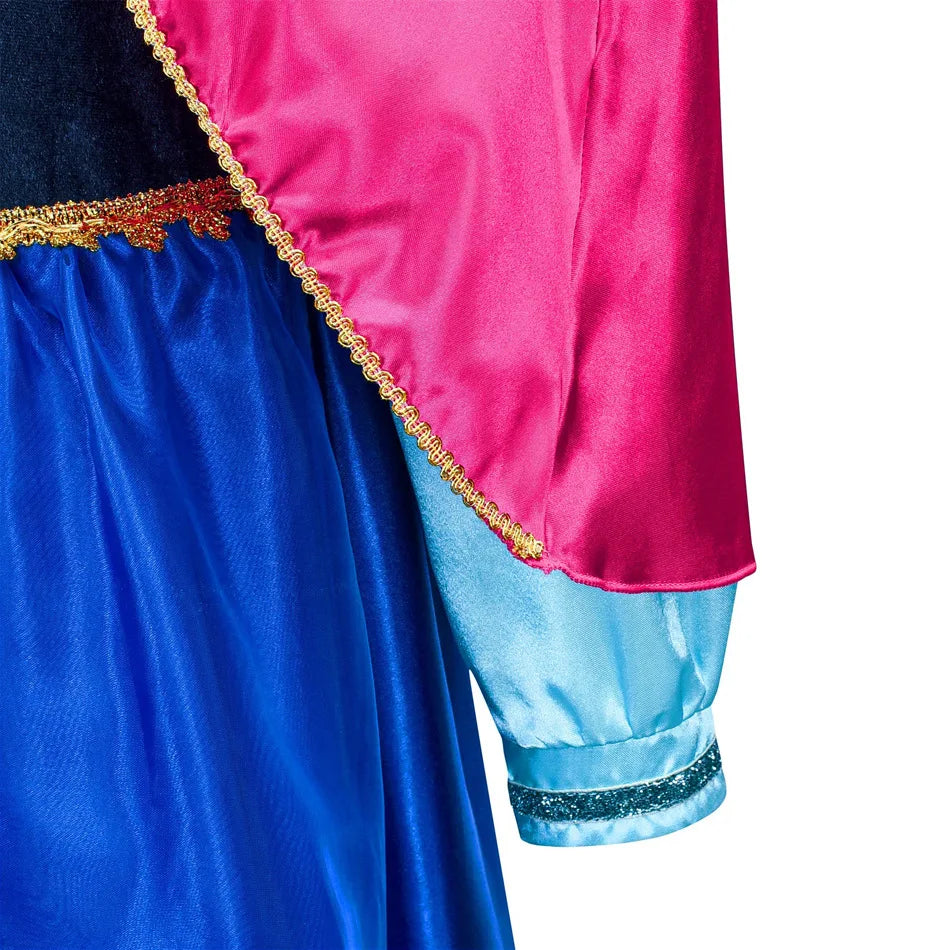 Frozen Anna Princess Girl Dress Halloween Cosplay 2026 Party Costume Snow Queen Princess Clothes Children Outfit 2-10 Y by Geo’s Online Store