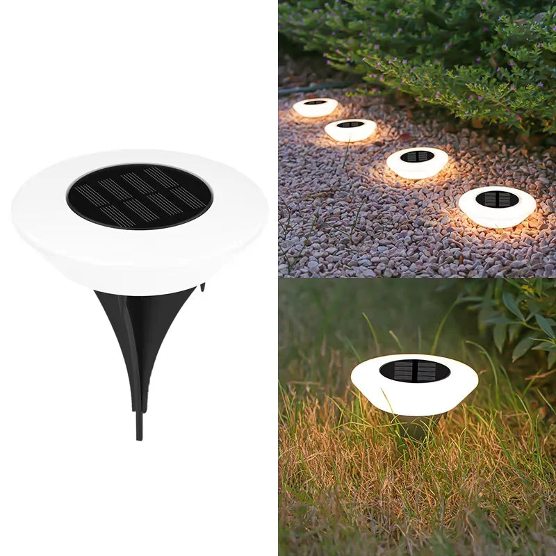 1/2Pack Solar Ground Lights,14LED Waterproof Outdoor Landscape Light, LED Lawn Lamp, for Garden Pathway Yard Deck Camping Decor by Geo’s Online Store