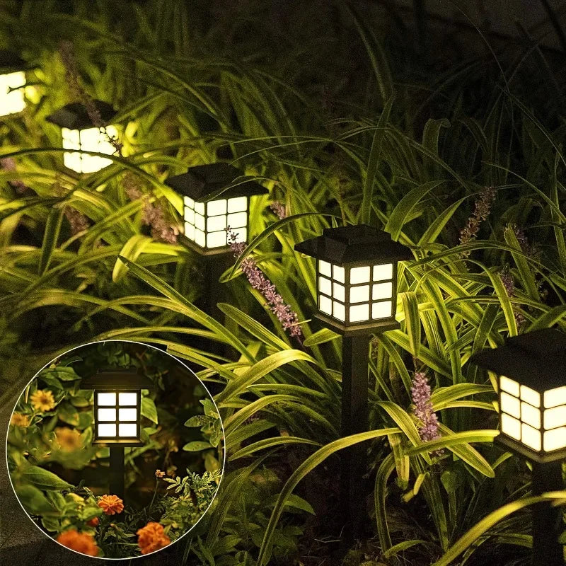 2 Pack Solar Pathway Light Outdoor Solar Lamp Waterproof Landscape Lighting for Garden Yard Patio Walkway Driveway Camping Decor by Geo’s Online Store