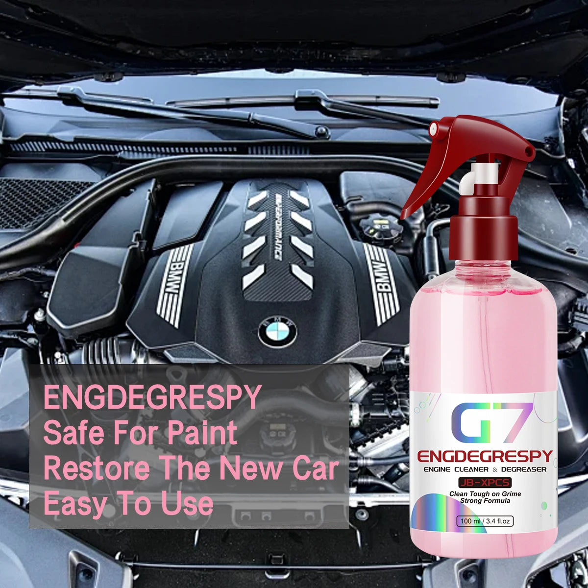Car Engine Bay Cleaner Powerful Decontamination Cleaning Product For Engine Compartment Car Cleaning Product G7 ENGDEGRESPY by Geo’s Online Store