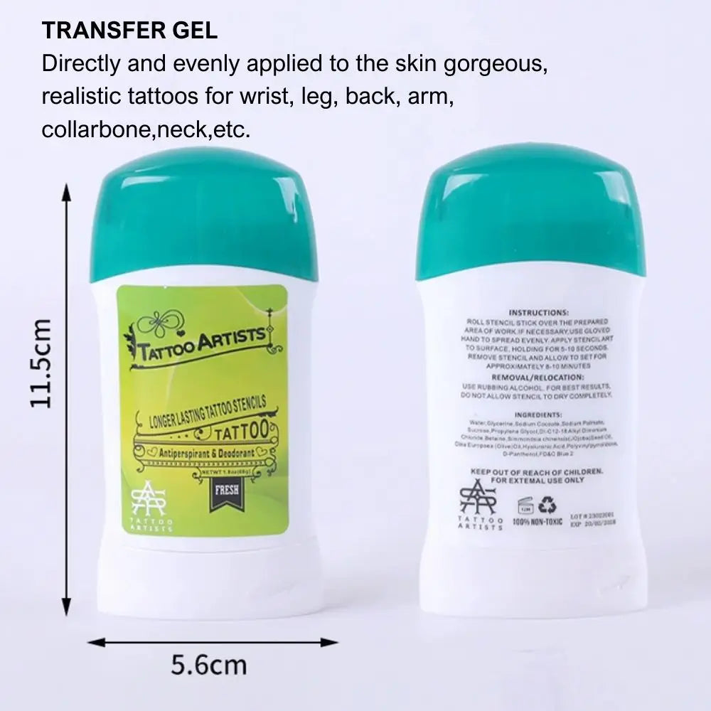 Tattoo Transfer Cream Gel Tattoo Accessories for Stencil Tattoo Tranfer Paper Transfer Soap Microblading Supplies by Geo’s Online Store