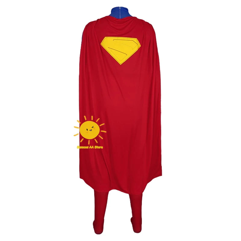 BEAST KINGDOM Movie Superman Cosplay Costumes Clark Kent Cosplay DC Jumpsuits High Quality Prints Cloak Halloween Cos Adult Men by Geo’s Online Store