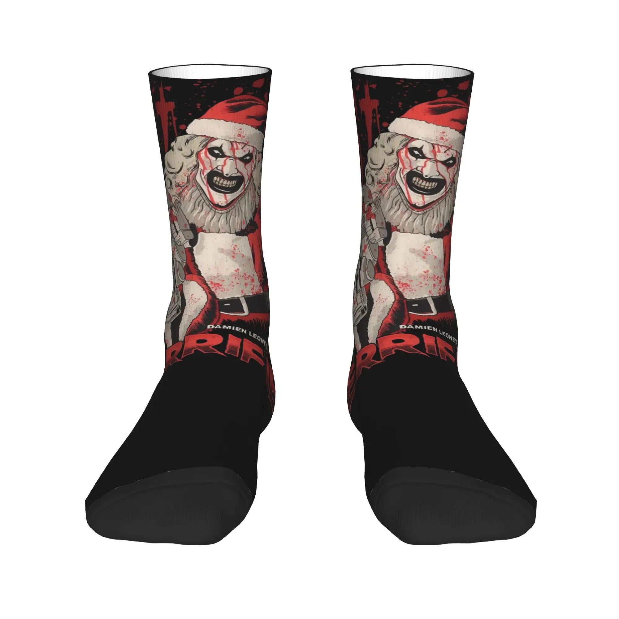 Terrifier Socks Autumn Horror Movie Stockings Retro Men Soft Breathable Socks Graphic Running Anti Bacterial Socks by Geo’s Online Store