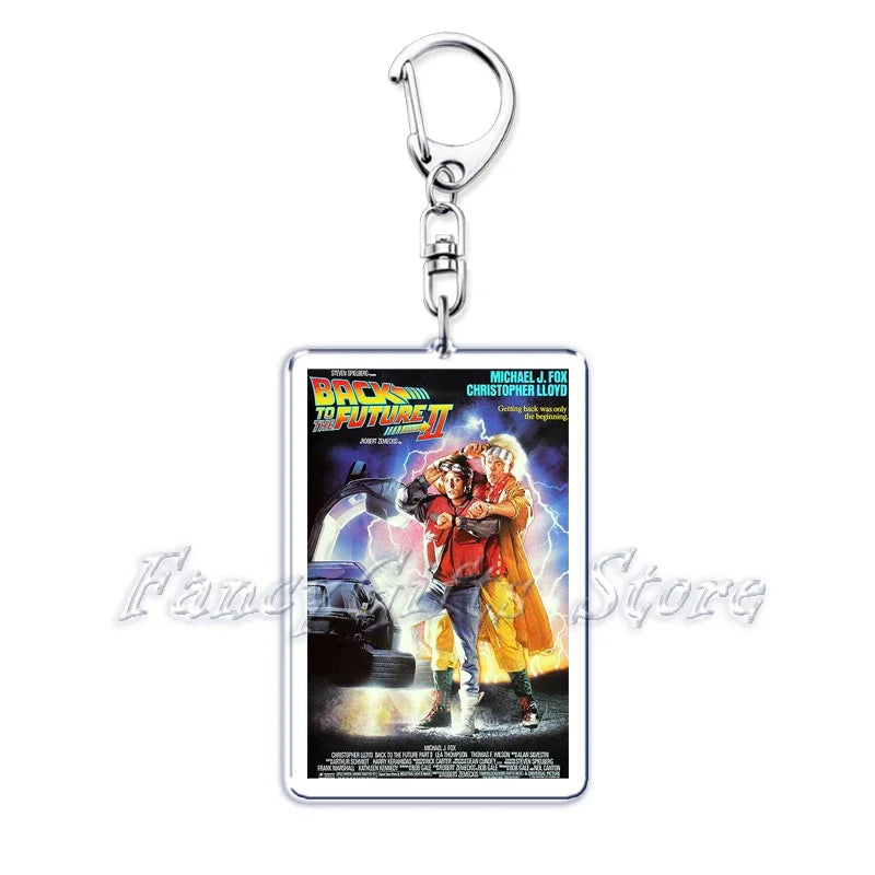 Classic Movie Keychains for Accessories Bag Pulp Fiction The Fast Furious Films Pendant Key Chains Keyrings Jewelry Fans Gifts by Geo’s Online Store