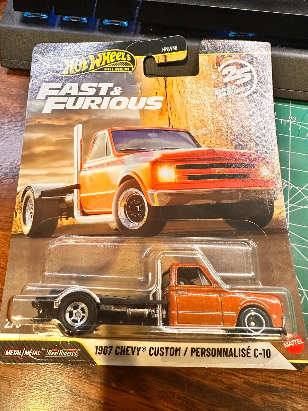 Hot Wheels Premium 2026 New Fast & Furious 25 Years 1967 Chevy Custom/Personnalise C-10 1:64 Diecast Car Models Collectible Toy by Geo’s Online Store