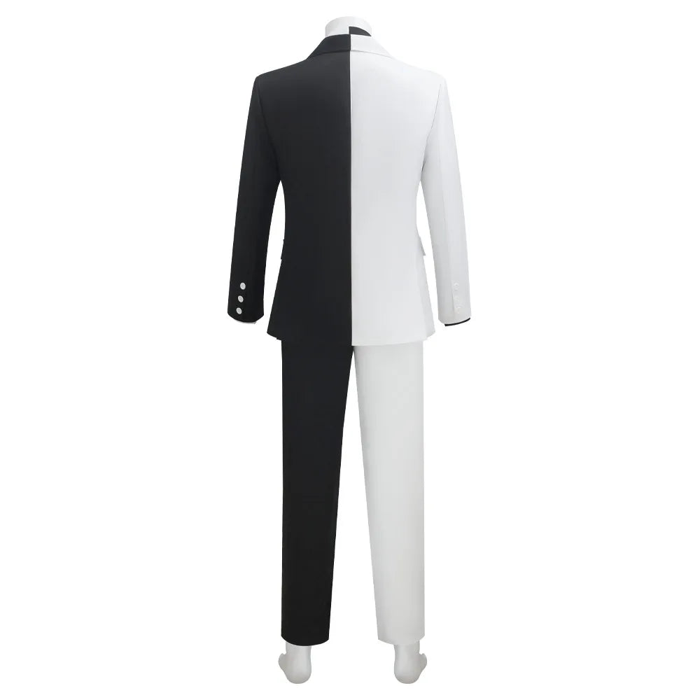 DC Two Face Harvey Dent Cosplay Costume Gothic Black and White Suit Stage Performance Costume Cosplay by Geo’s Online Store