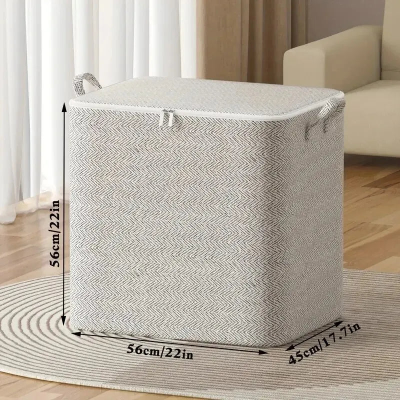 1pc Household Large Capacity Storage Bag Non-woven Material, Closet Wardrobe Organizer Can Be Used For Quilt Clothing, Toys by Geo’s Online Store