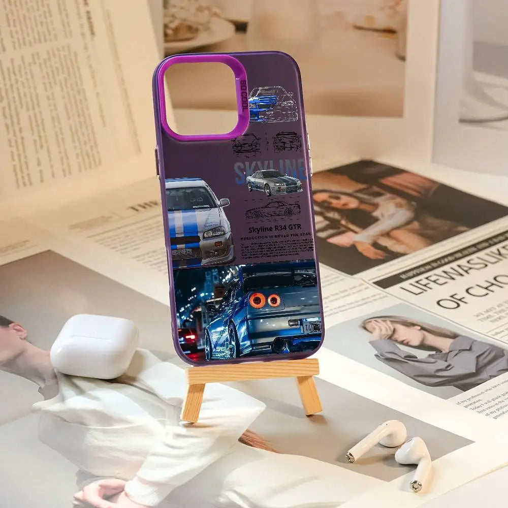 Phone Case For iPhone 17 16e 16 15 14 13 12 11 Pro Max XSMAX 8 7 Air Plus F-Fast And F-Furious R-R34 Anti Fall Matte Back Cover by Geo’s Online Store