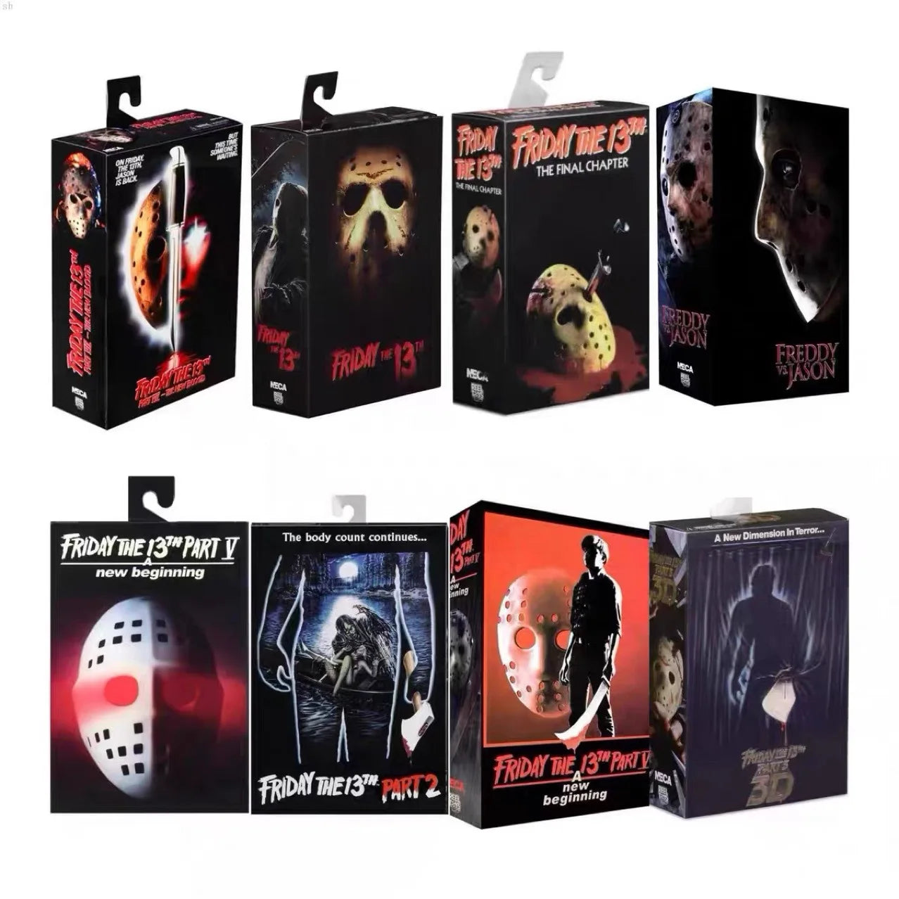 Neca Articulated Action Figure Halloween Horror Collectible Model Jason Jason Leatherface Fully Jointed Collectors Display Toys by Geo’s Online Store