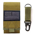 Double Molle Laser Cell Phone Pouch Tactical Belt EDC Pouch Holder Waist Accessories Bag Outdoor Camping Mobile Phone Pack Bag by Geo’s Online Store