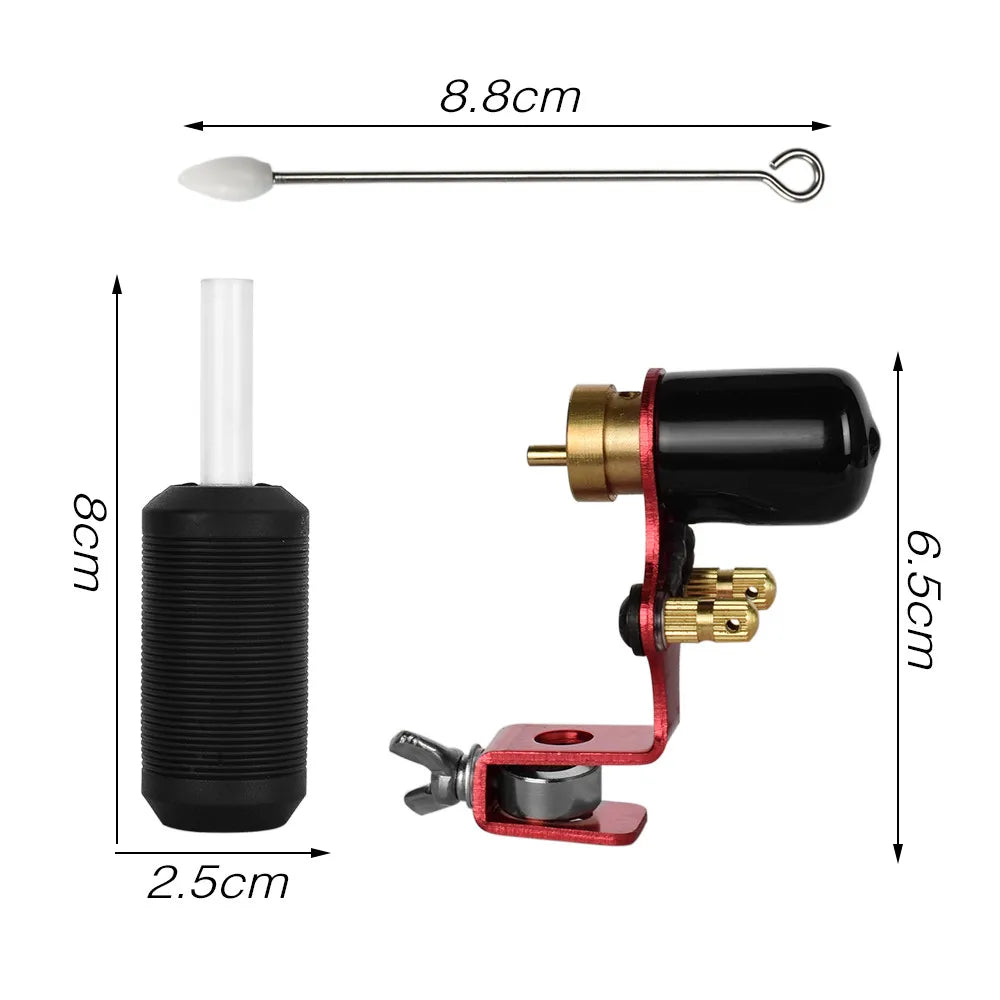 Professional Tattoo Machine with Cartridge Needle and Silicone Handle Tattoo Kit for Beginner Tattoo Practice Tatto Equipment by Geo’s Online Store