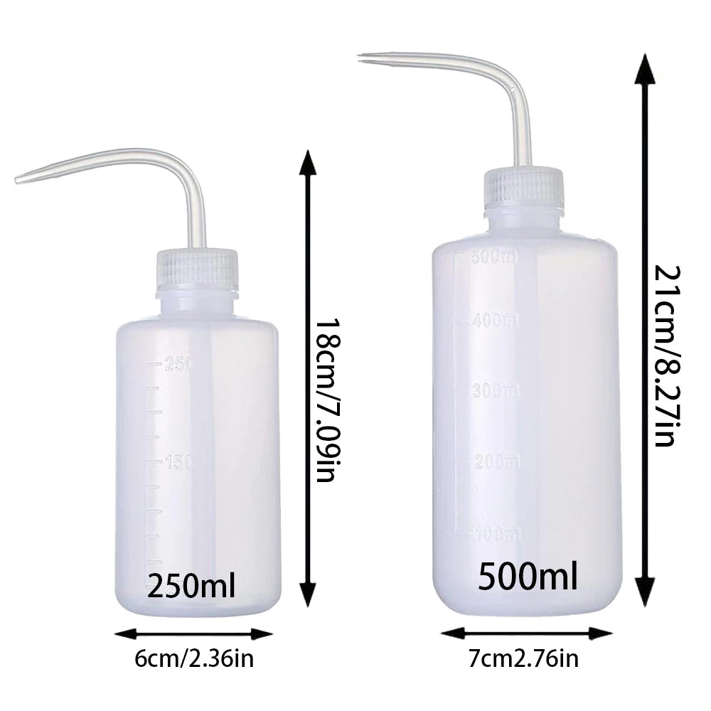 250/500ml Tattoo Spray Bottle High Quality Plastic Safety Wash Bottles Lab Non-Spray Tattoo Squeeze Bottle Tattoo Accessories by Geo’s Online Store