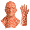 Halloween Disfraces Freddy Krueger Adult Unisex Headgear Gloves Cosplay Costumes Props in Horror Movies Carnival Dress Up Party by Geo’s Online Store