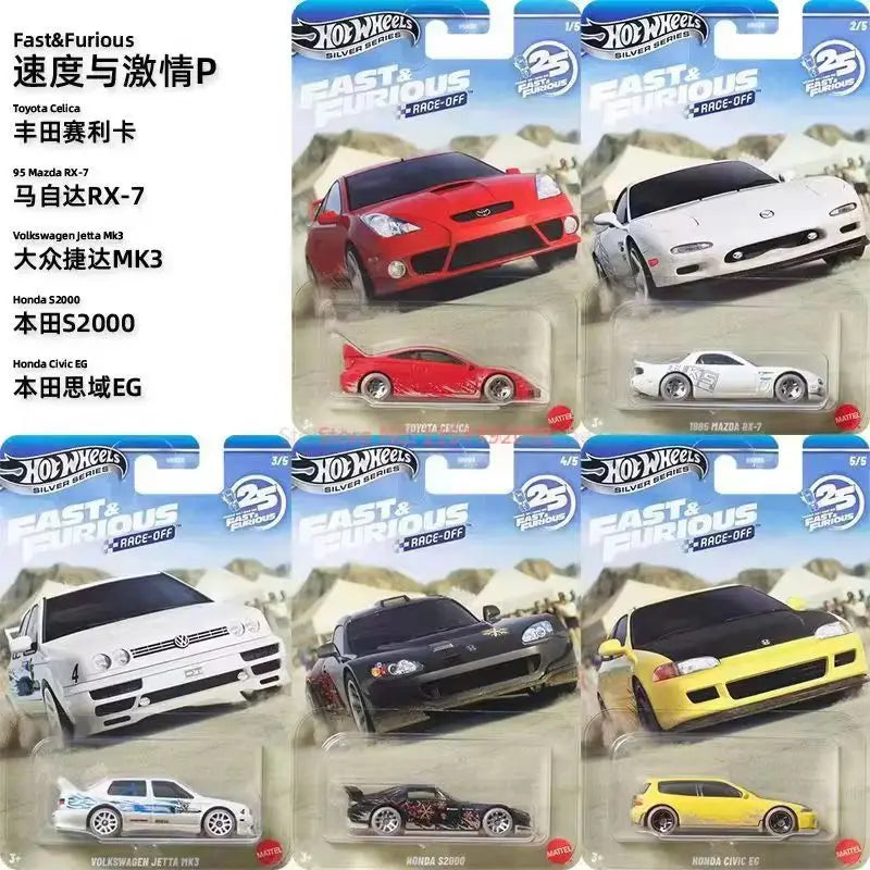 Hot Sale Hot Wheels Hnr88 Fast & Furious Race Off Series Die Casting Toyota Mazda Model Car Toy Collection Car Boy Birthday Gift by Geo’s Online Store