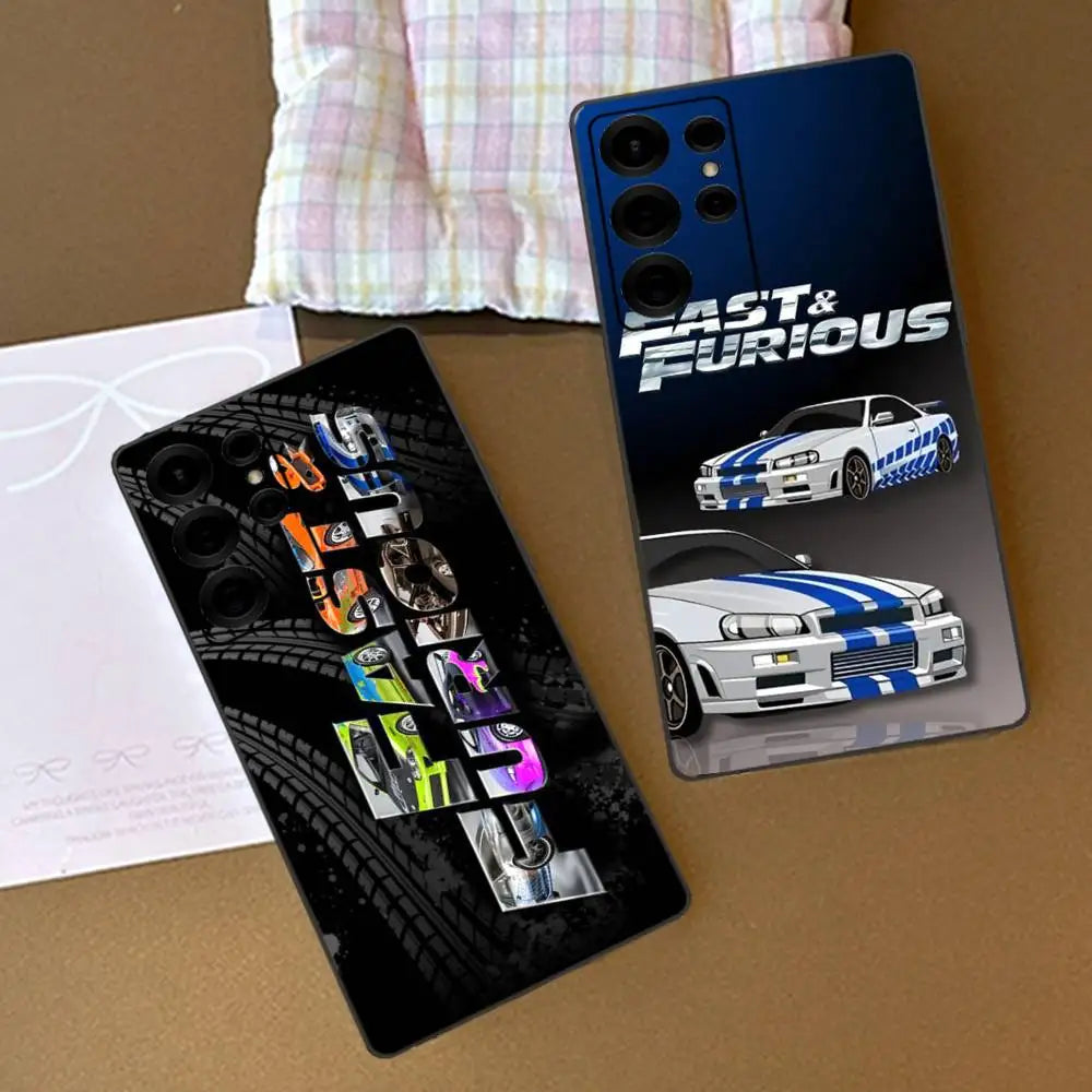 Movie cool F-Fast Furious Phone Case For Samsung S 9 10 20 21 22 23 30 23 24 plus lite Ultra FE S10lite Funda by Geo’s Online Store