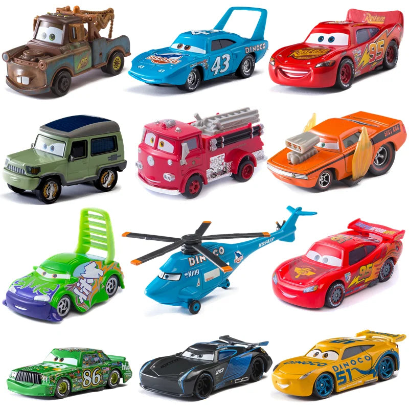 Cars Mcqueen Pixar Cars 3 Lightning Mcqueen Toys Mater Model Collection 1:55 Diecast Vehicles Alloy Car Toy For Children Gifts by Geo’s Online Store