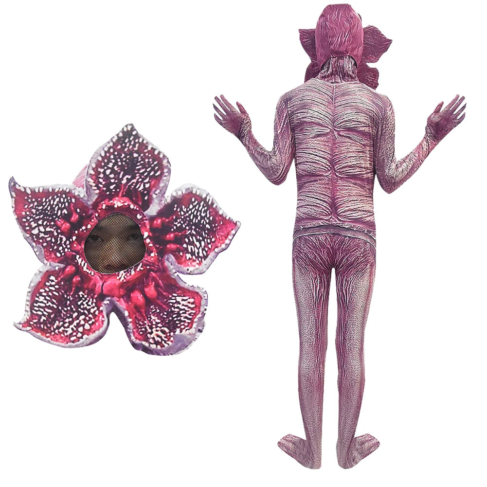 Boys Fantasia S3 S5 Horror Demogorgon Cosplay Jumpsuit TV ST 6 to 14 Years Disfraz Costume Teen Fantasy Halloween Carnival Cloth by Geo’s Online Store