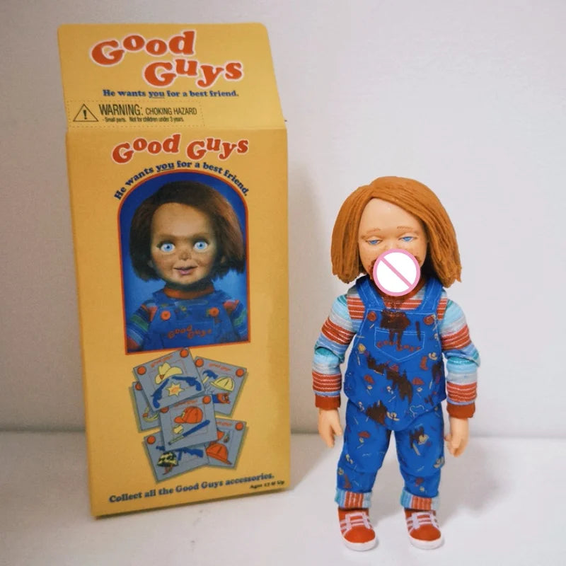 Neca Child'S Play Chucky Tv Version Blind Box 42984 Action Figure Anime Pvc Model Mystery Toy Horror Doll Halloween Gift Decor by Geo’s Online Store