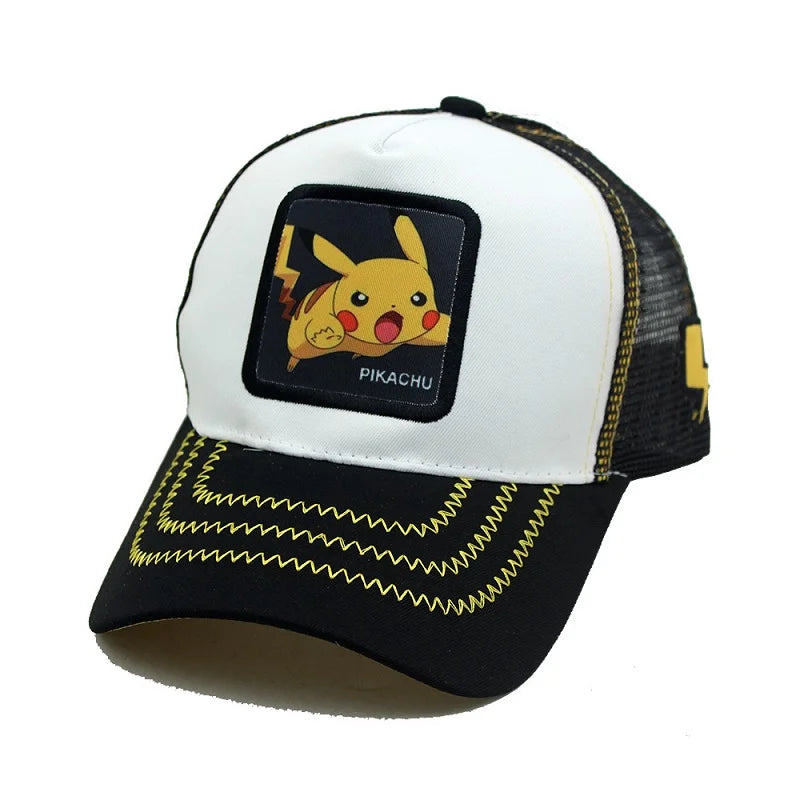 Anime Figure Pokemon Baseball Cap Pikachu Hat Adjustable Pokemon Cosplay Hip Hop Cartoon Adult Hats Boy Girl Kids Birthday Gifts by Geo’s Online Store