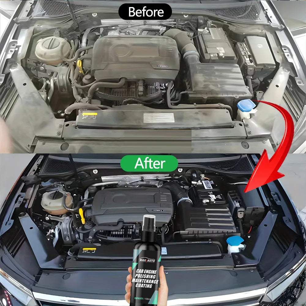 Car Engine Bay Cleaner Restorer Powerful Decontamination Cleaning Product For Engine Compartment Car Cleaning Polishing Product by Geo’s Online Store