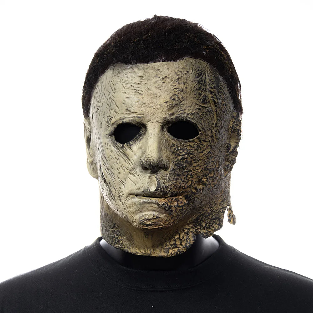 2022 Halloween Ends Michael Myers Horror Mask Cosplay Bloody Creepy Demon Killer Latex Helmet Party Carnival Costume Props by Geo’s Online Store