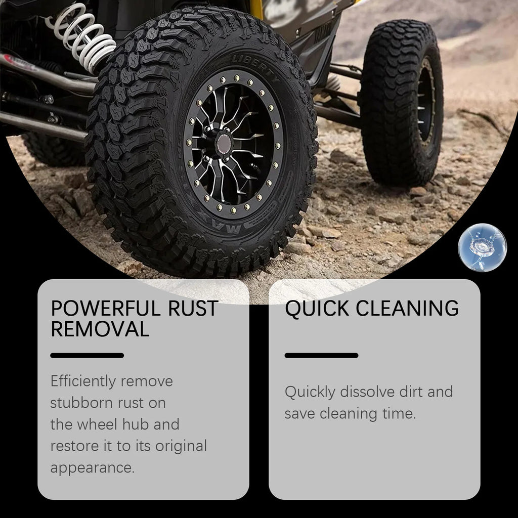 Car Wheel Rust Remover Spray Effective Cleaner for Alloy Rims & Tire Stains Fast-Acting Formula for Car Detailing Restores Shine by Geo’s Online Store