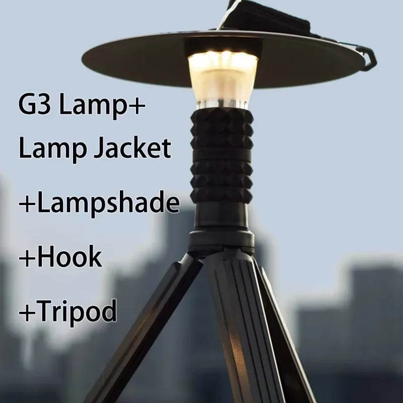 3000mah GZ Lighthouse camping light Super Long Battery Life LED Camping Tent Hiking Atmosphere Lamp Tower Flashlight by Geo’s Online Store