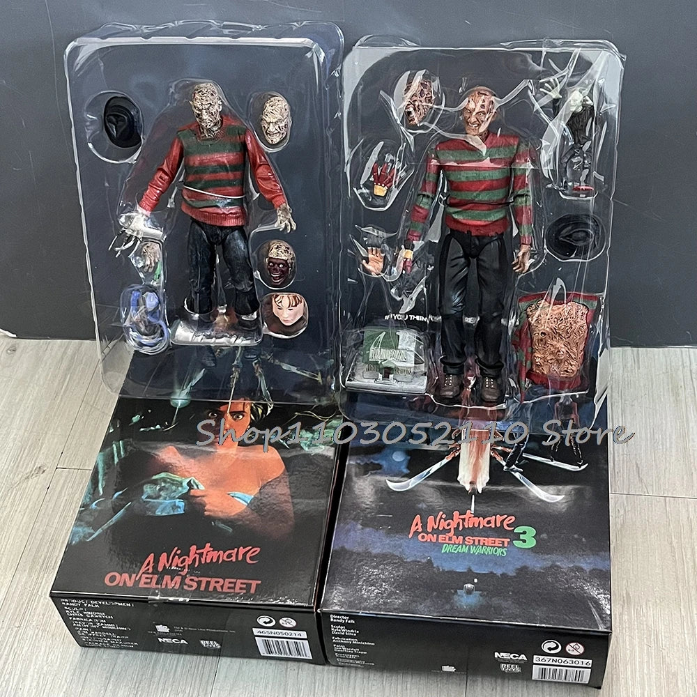Freddy Krueger Action Figure Trick R Treat Sam Figure Freddy's Revenge Horror Model Toy Halloween Christmas Gifts by Geo’s Online Store