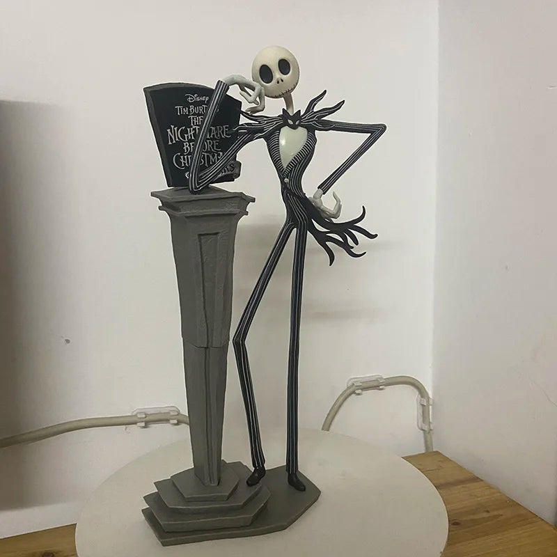 The Nightmare Before Christmas Jack Skellington Action Figure 2018 2017 Jack 25th Anniversary Year Version Model Horror Toy Doll by Geo’s Online Store