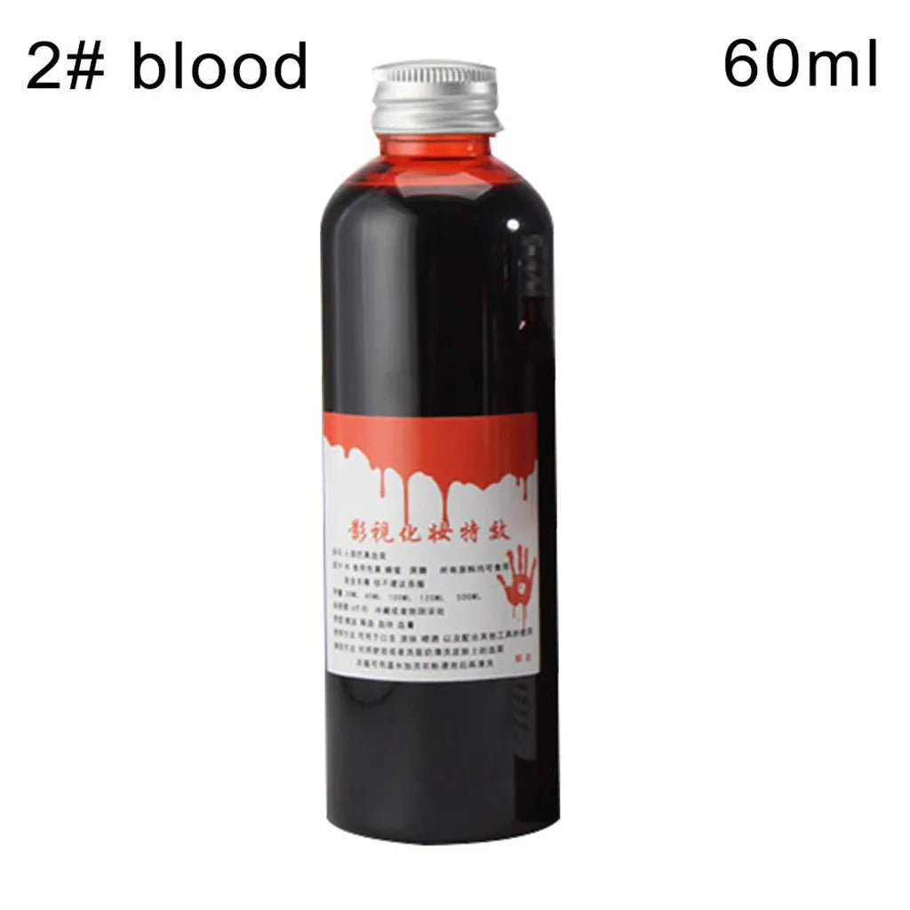 1 Bottles Halloween Emulation Fake Props Makeup Blood 30-100ml Blood Whole Cosplay Prank Props Makeup Person Plasma Fake 2024 by Geo’s Online Store