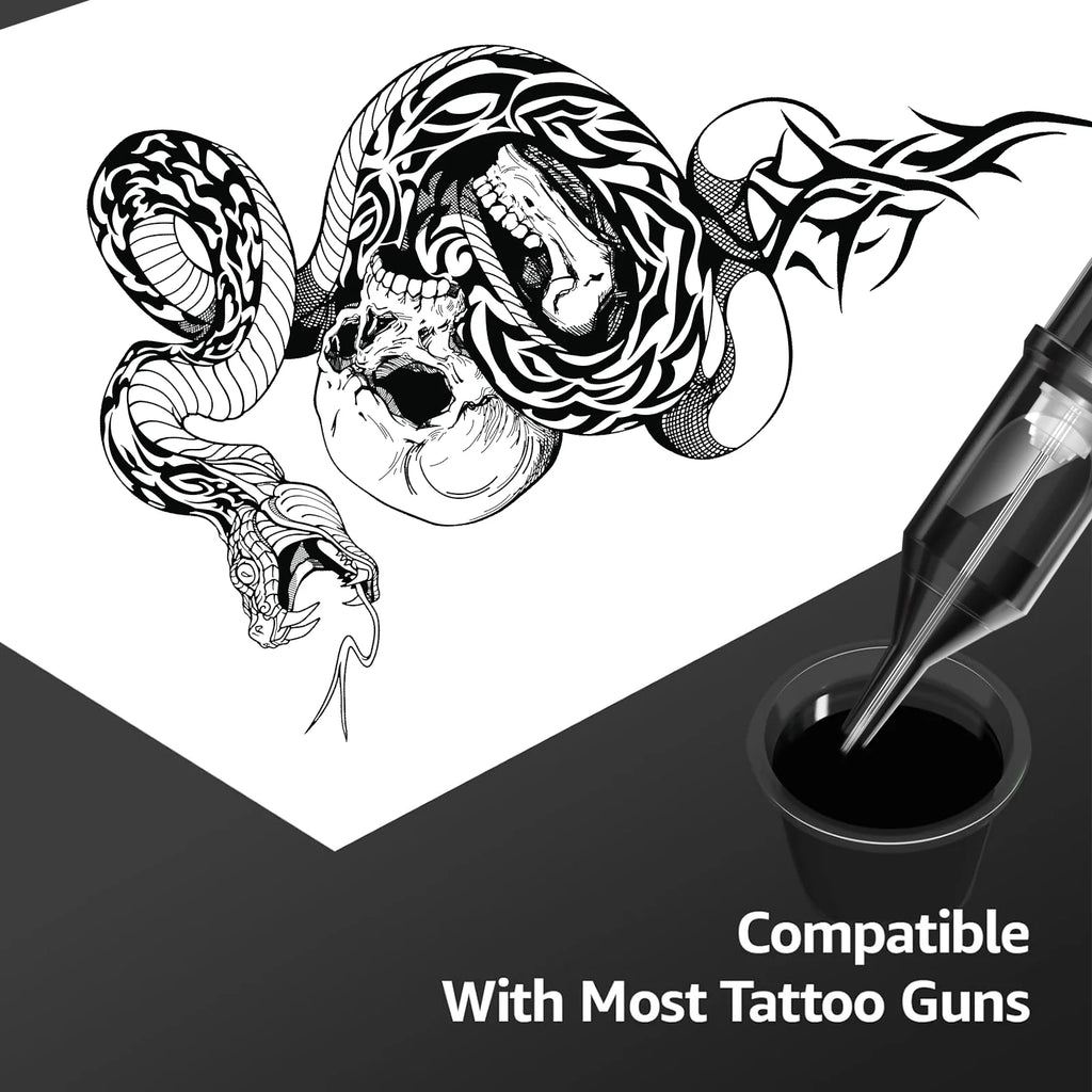 POSEIDON V2 PRO MAX 50PCS Mixed Professional Tattoo Cartridge Needles Membrane Safety Cartridges Disposable Tattoo Needle by Geo’s Online Store