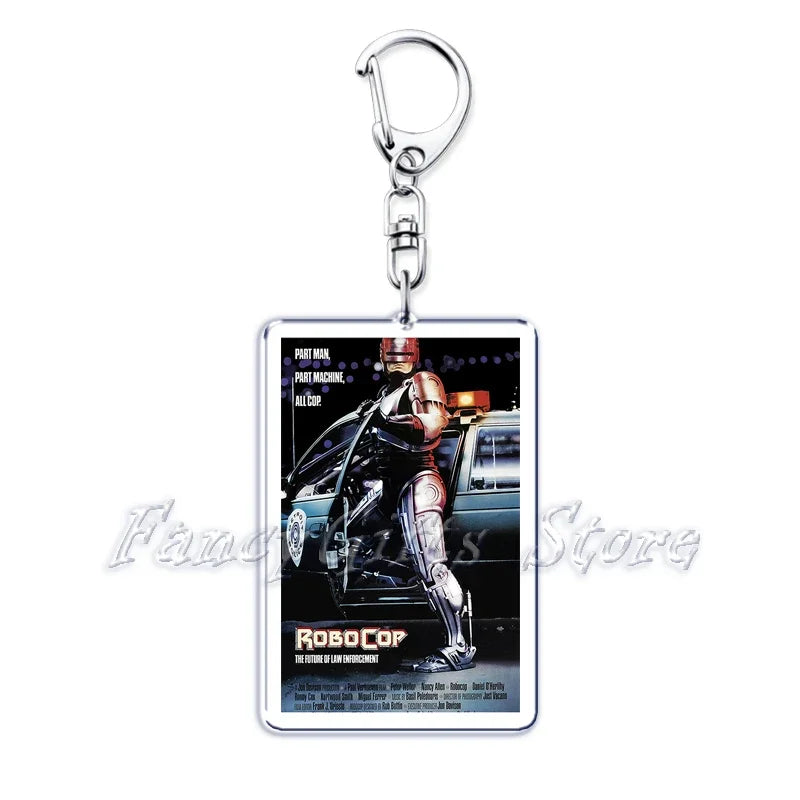 Classic Movie Keychains for Accessories Bag Pulp Fiction The Fast Furious Films Pendant Key Chains Keyrings Jewelry Fans Gifts by Geo’s Online Store