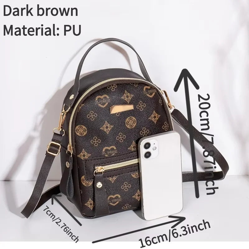 Flower backpack 2022 ladies bag fashion backpack women's bag bag women's fresh and sweet student school bag by Geo’s Online Store
