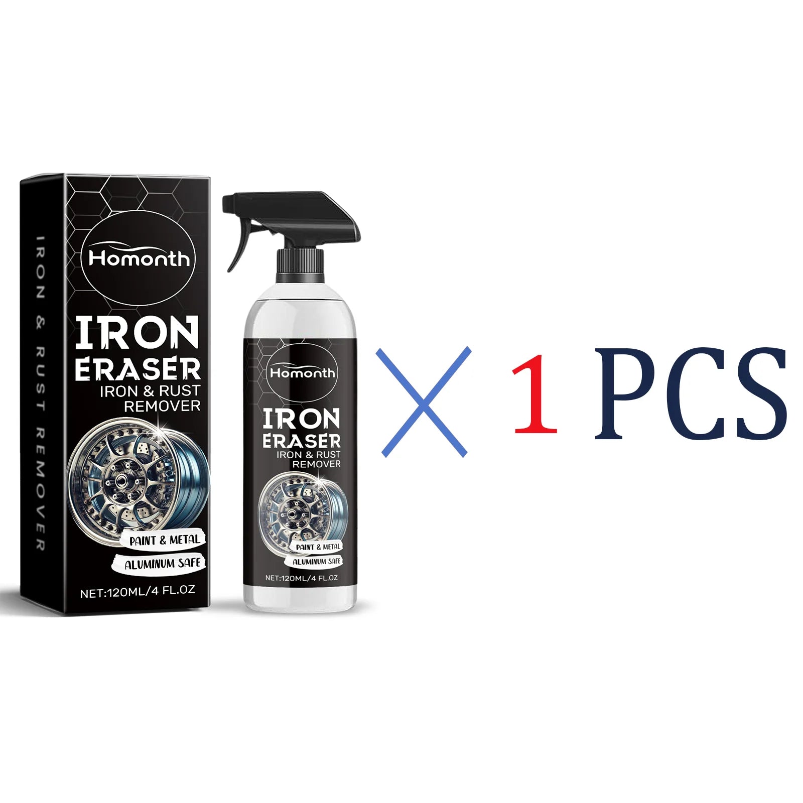 Car Wheel Rust Remover Spray Effective Cleaner for Alloy Rims & Tire Stains Fast-Acting Formula for Car Detailing Restores Shine by Geo’s Online Store