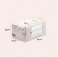 Large Capacity Clothes Storage Bag Organizer With Reinforced Handle Suitable For Blankets Bedding Foldable With Sturdy Zipper by Geo’s Online Store