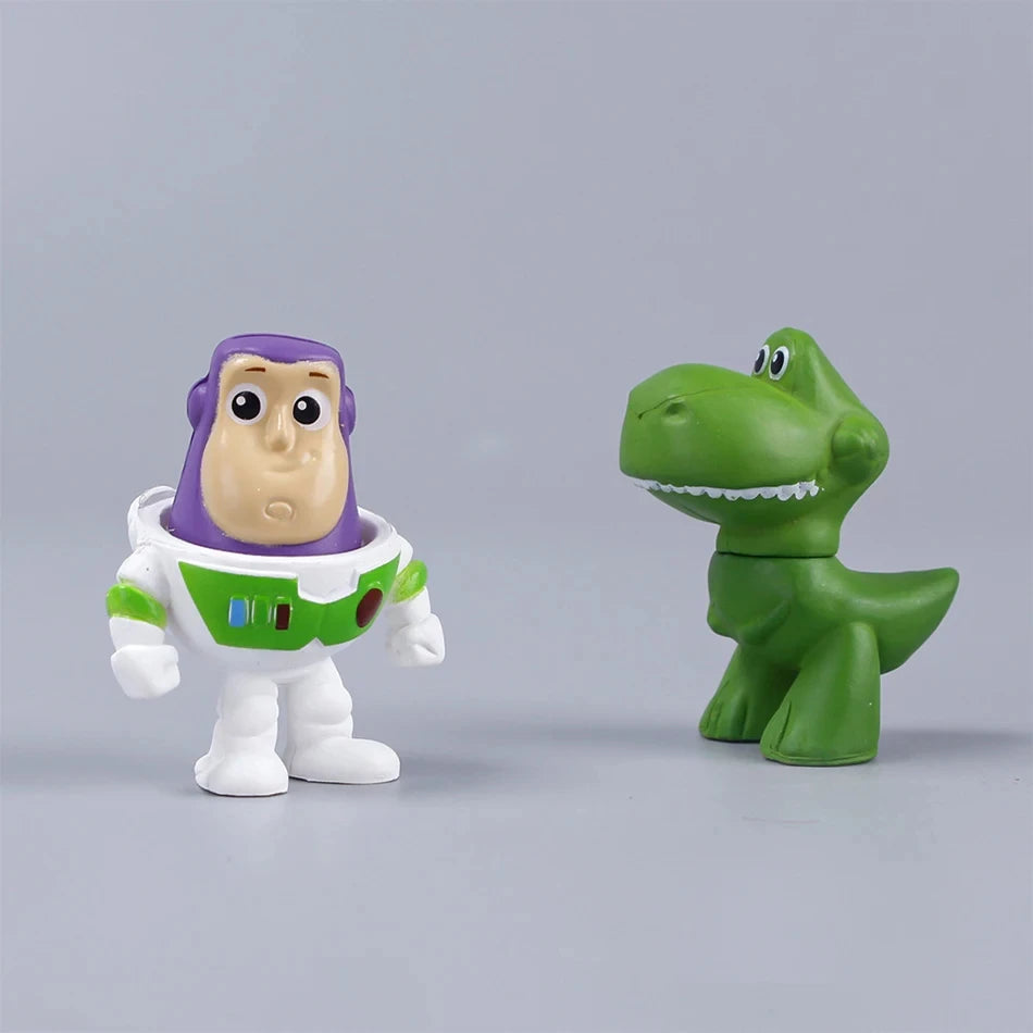 8pcs / Set Toy Story Action Figure Anime Cartoon Model Doll Car Decoration Cake Accessories Anime Figure Toy Children's Gift by Geo’s Online Store