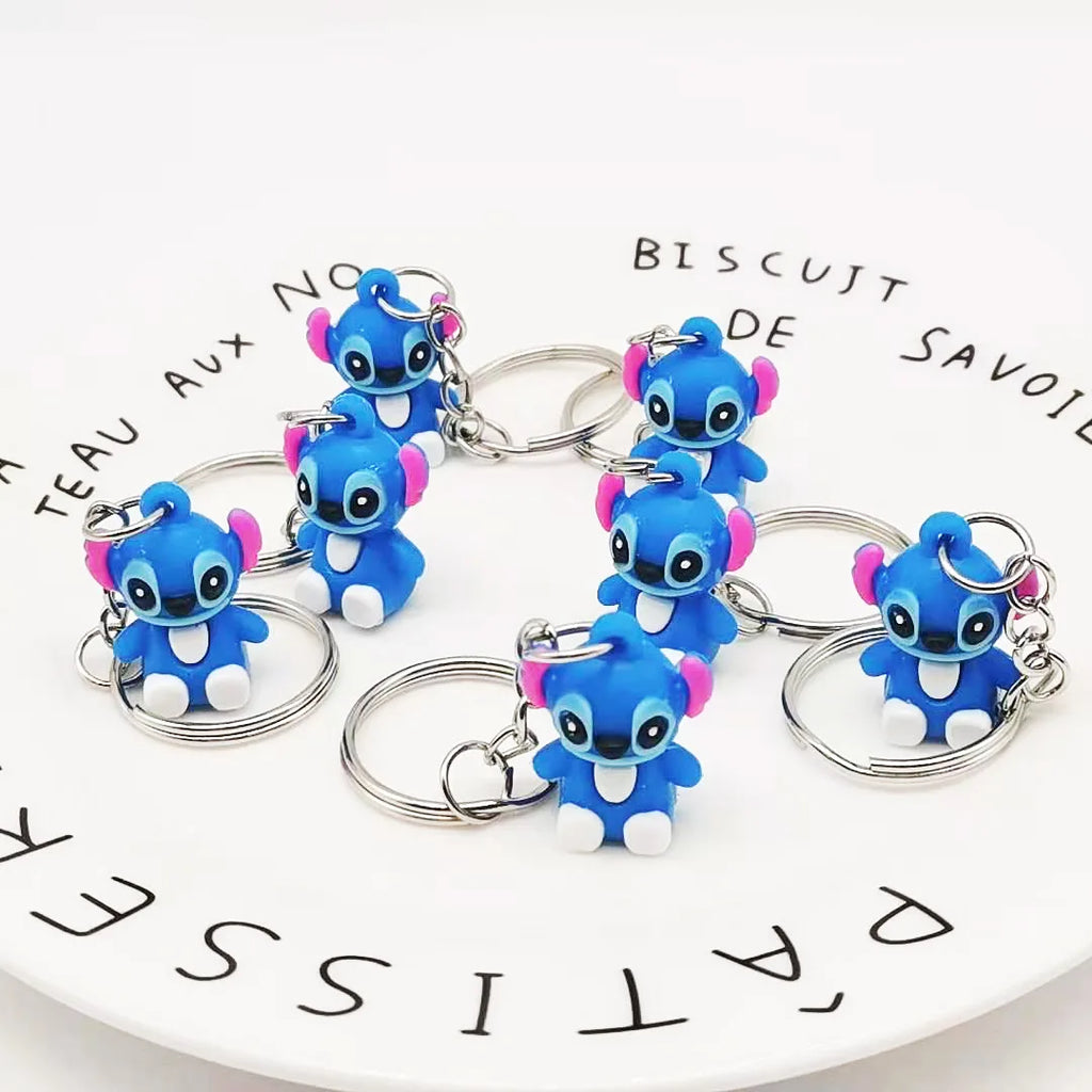 10pcs/lot Lilo & Stitch Toys Keychian Anime Stitch Pendant Keychain Kawaii Keychians Women Car Keyring Girl Birthday Gift by Geo’s Online Store