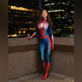 Women PS4 Spider Cosplay Costume 3D Print Zentai Bodysuit Superhero Jumpsuit Adult Halloween Carnival Comic Con Party Outfit by Geo’s Online Store